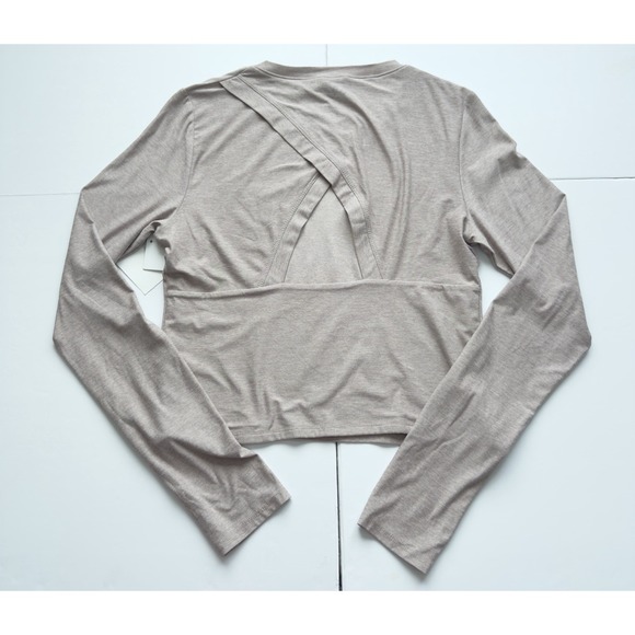 Lot of 2 NWT Beyond Yoga Performance Knit Overlap Back Cropped Pullover Size XL - Picture 10 of 15